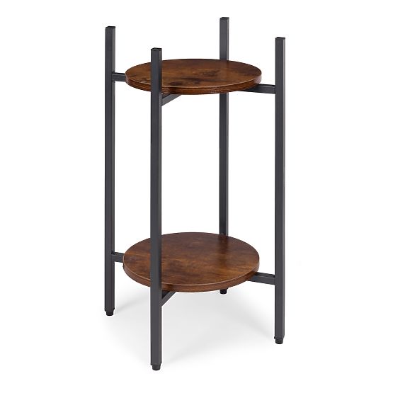 Stojan na květiny stojící stojan na květiny dekorace 2 úrovně loft ModernHome