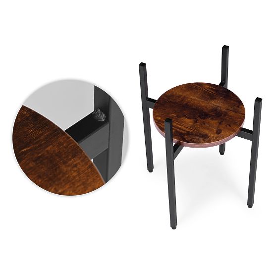 Stojan na květiny stojící stojan na květiny dekorace loft ModernHome