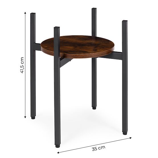 Stojan na květiny stojící stojan na květiny dekorace loft ModernHome