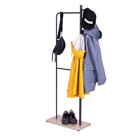 Stojanový věšák na oblečení s policí na boty