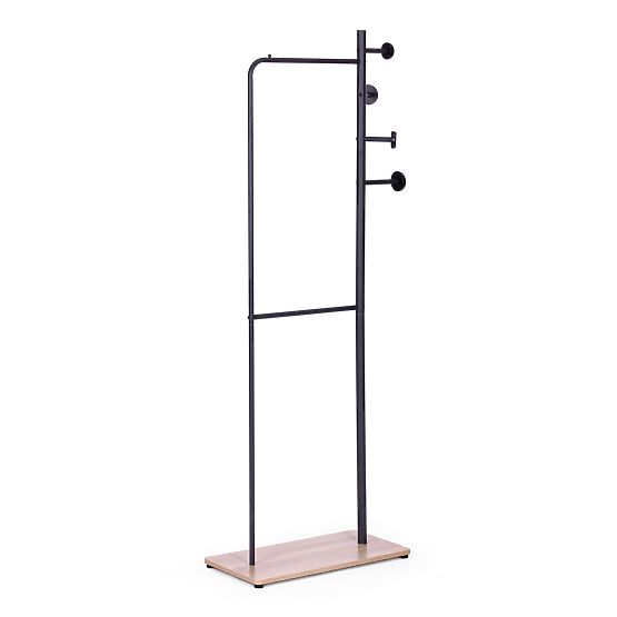 Stojanový věšák na oblečení s policí na boty