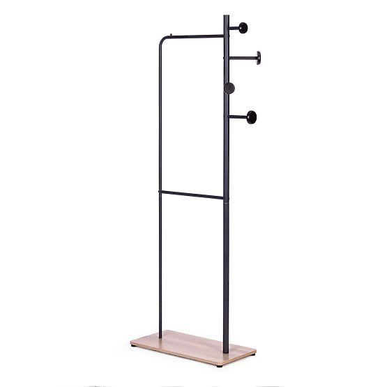 Stojanový věšák na oblečení s policí na boty