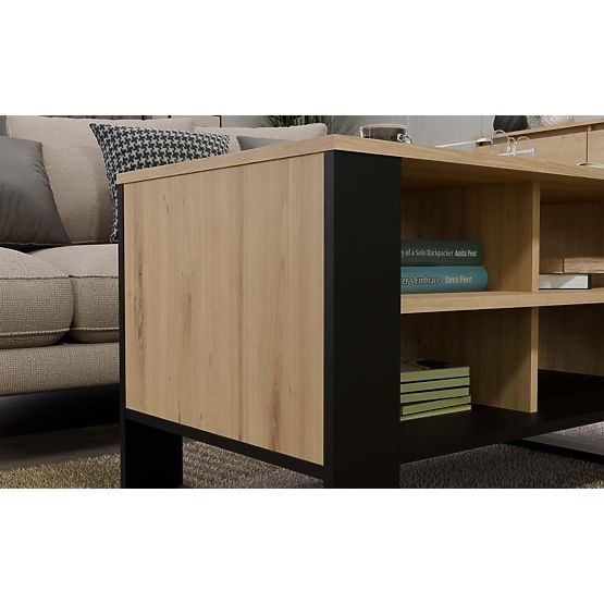 Stolek Modern 4P DUB ARTISAN ČERNÝ