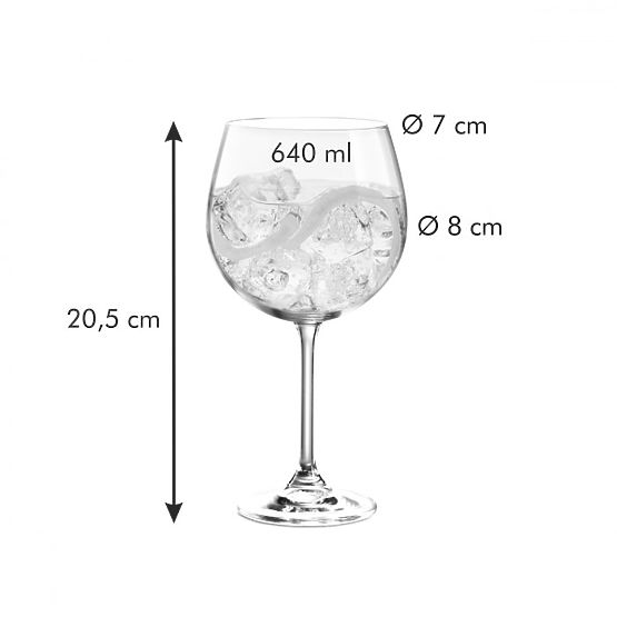 Stolní sada CHARLIE barva transparentní tescoma