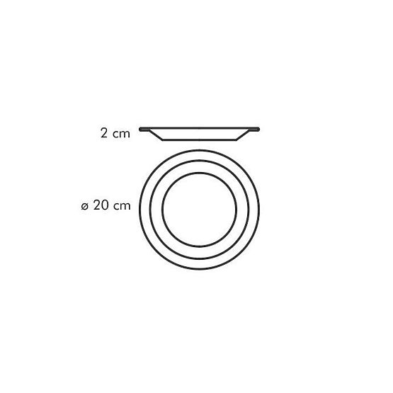 Stolní sada GUSTITO barva bílá tescoma
