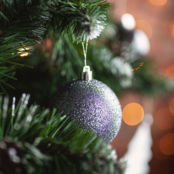 STŘÍBRNÉ VÁNOČNÍ KOULE 36KS 311433C