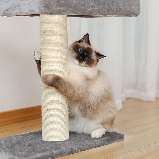 STROPNÍ ŠKRABADLO PRO KOČKY ŠEDÉ P70374