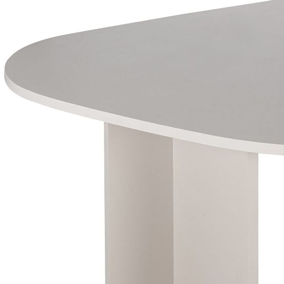 Stůl s nepravidelnou deskou Zeva 200 cm, kašmírový
