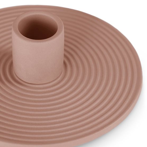 Svícen MORAB barva pudrová růžová styl boho do interiéru ameliahome