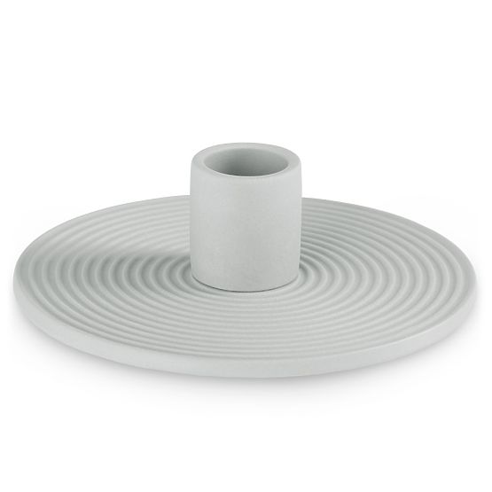 Svícen MORAB šedá barva boho styl do interiéru ameliahome