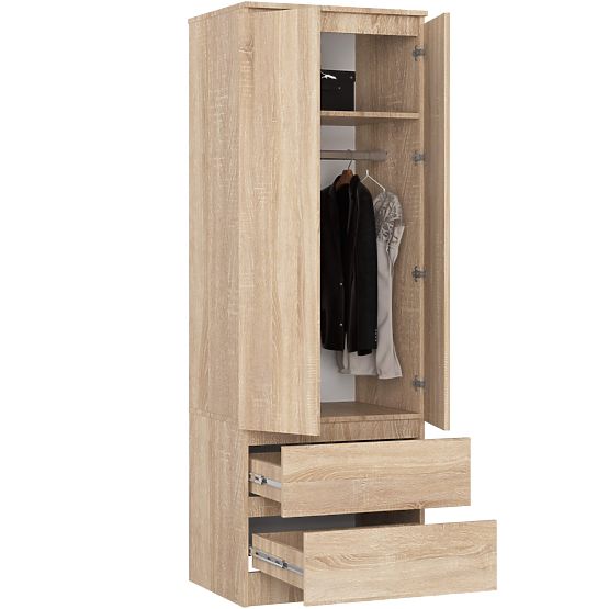 SZAFA STAR S 60 cm 2 DRZWI 2 SZUFLADY PK SONOMA
