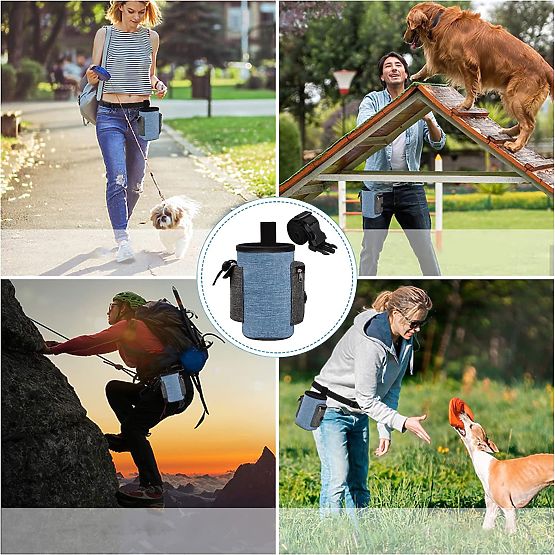 Taška na pamlsky pro psa MAILO modrá