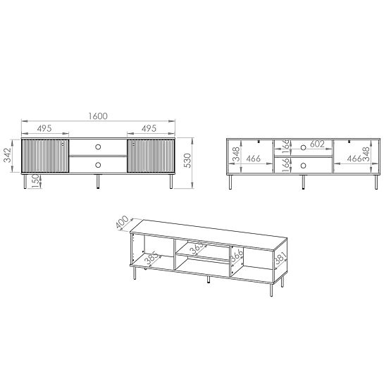 Televizní stolek Sophie - béžový