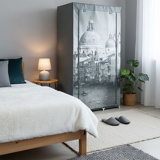 Textilní skříň s potiskem Venice