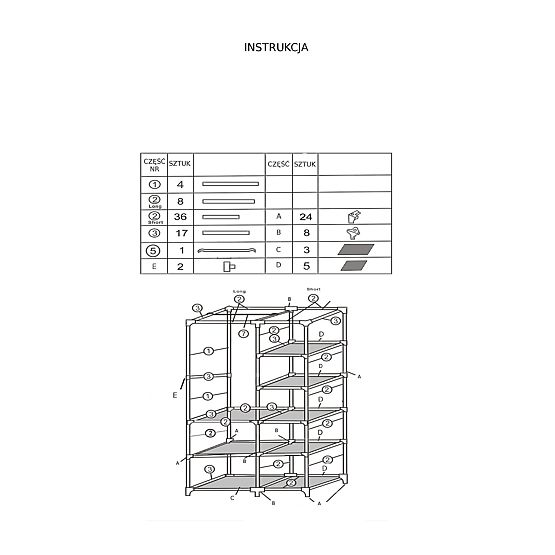 Textilní skříň s potiskem Venice