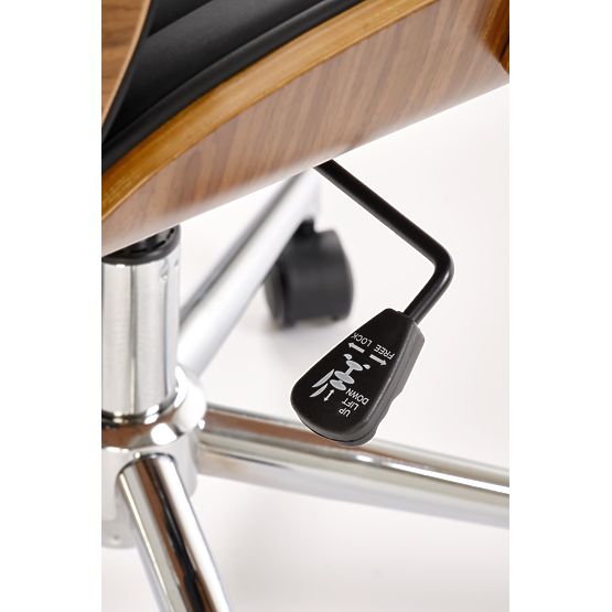 TIMBER kancelářské křeslo ořech/černá