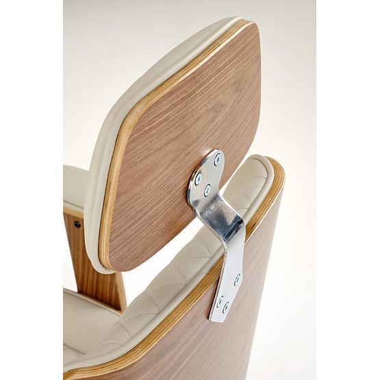 TIMBER kancelářské křeslo ořechové/béžové