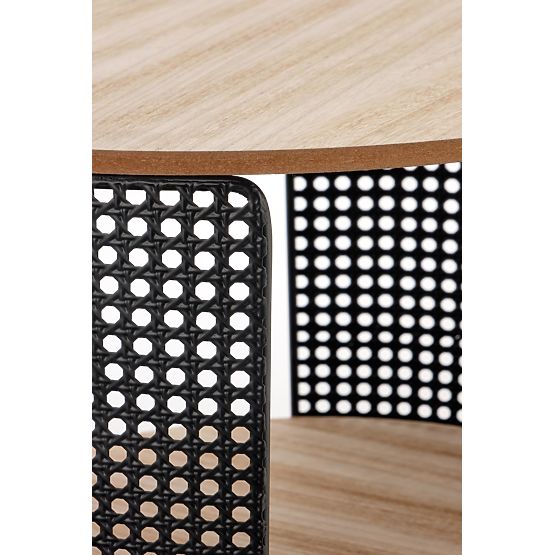 TRAFICA konferenční stolek přírodní/černý 