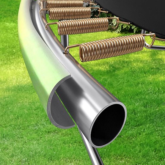 Trampolína s ochrannou sítí a žebříkem HENZEN 305 cm modrá FT10