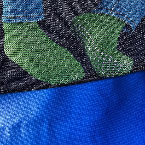 Trampolína s ochrannou sítí a žebříkem HENZEN 305 cm modrá FT10