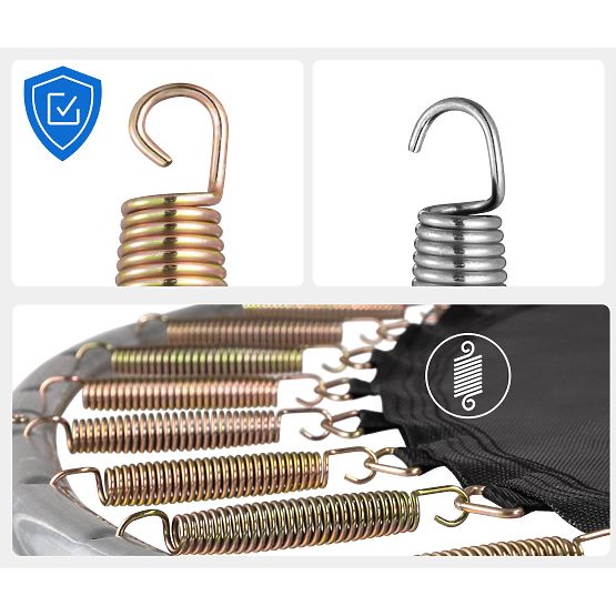 Trampolína s sítí a žebříkem HENZEN 244 cm modrá FT 8