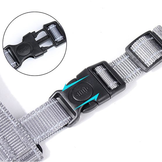 Tréninkový postroj pro psa ASTRO modrý velikost S