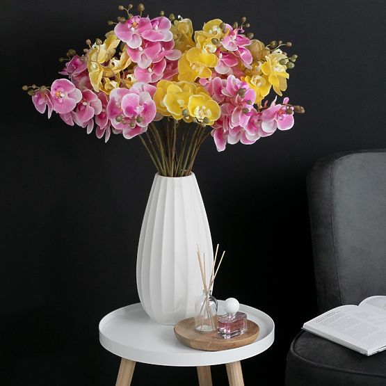 Umělá květina FALENI růžová barva moderní styl ameliahome