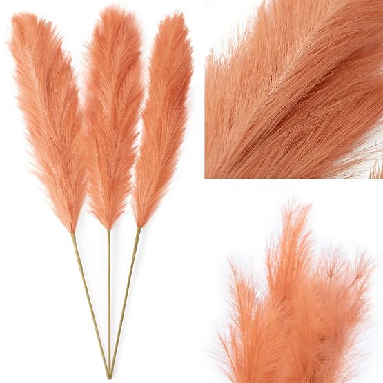 Umělá květina PAMPLY korálová ameliahome