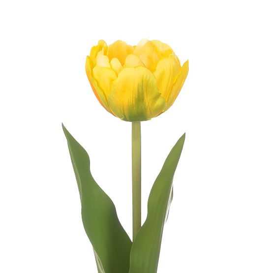 Umělá květina TULIPI žlutá barva moderní styl ameliahome