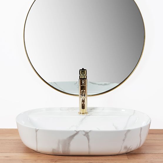 Umyvadlo REA Aura 61 Marmo Shiny