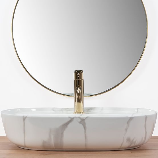 Umyvadlo REA Aura 61 Marmo Shiny