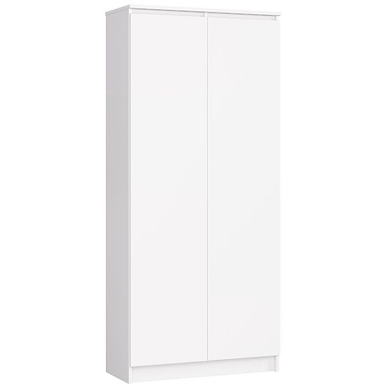 UZAVŘENÝ REGÁL R80 2D 8P CLP BÍLÝ