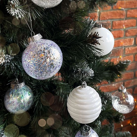 VÁNOČNÍ KOULE 30 KS SYSD1688-058