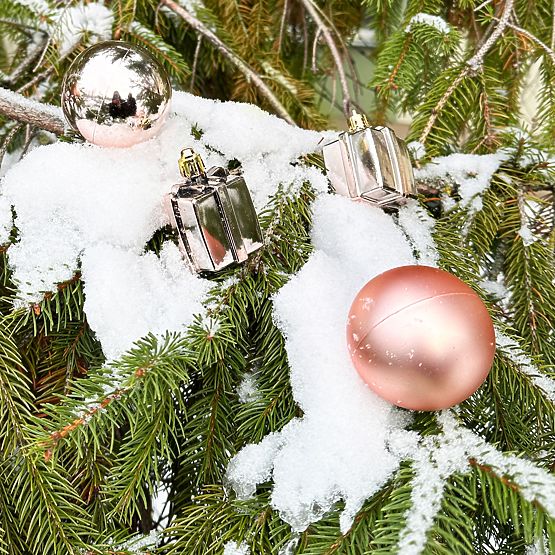 VÁNOČNÍ KOULE MIX 311437 růžová