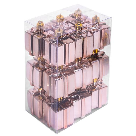 VÁNOČNÍ KOULE MIX 311437 růžová