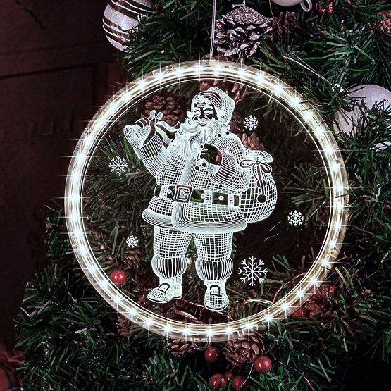 Vánoční LED dekorace Santa CD003