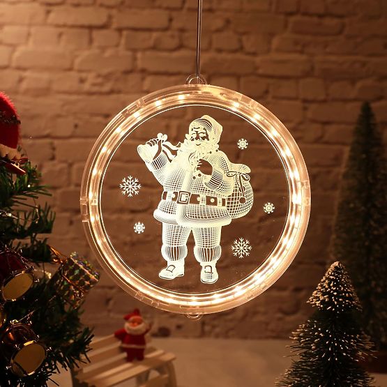 Vánoční LED dekorace Santa CD003
