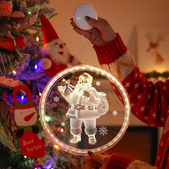 Vánoční LED dekorace Santa CD003