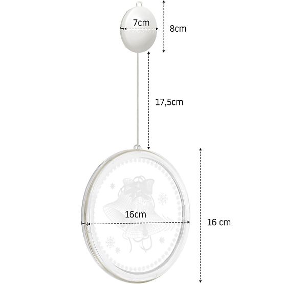 Vánoční LED dekorace Santa CD003