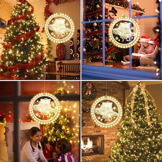 Vánoční LED Dekorace Zvonek 311382A