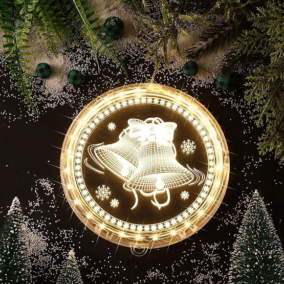 Vánoční LED Dekorace Zvonek 311382A