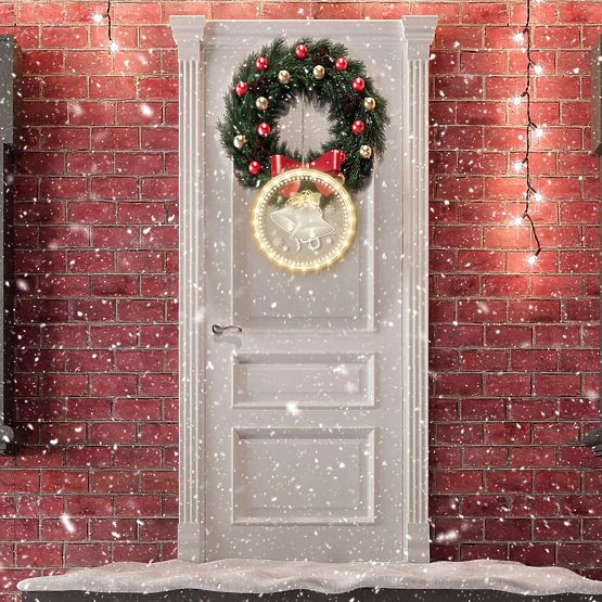 Vánoční LED Dekorace Zvonek 311382A