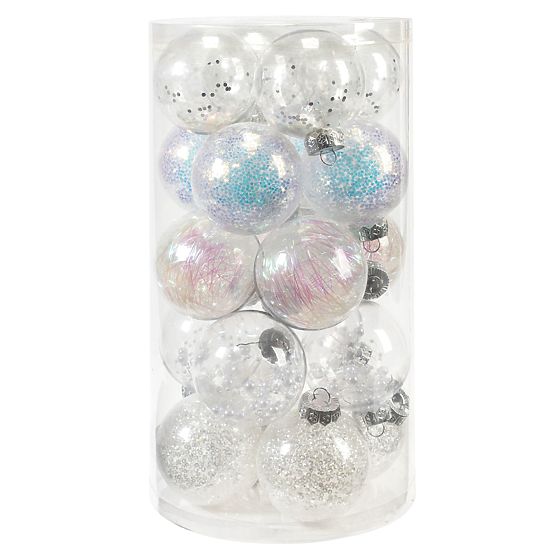 VÁNOČNÍ OZDOBY 20 KS SYSD1688-059