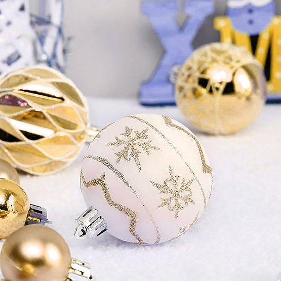 VÁNOČNÍ OZDOBY SYSD1688-184 73ks