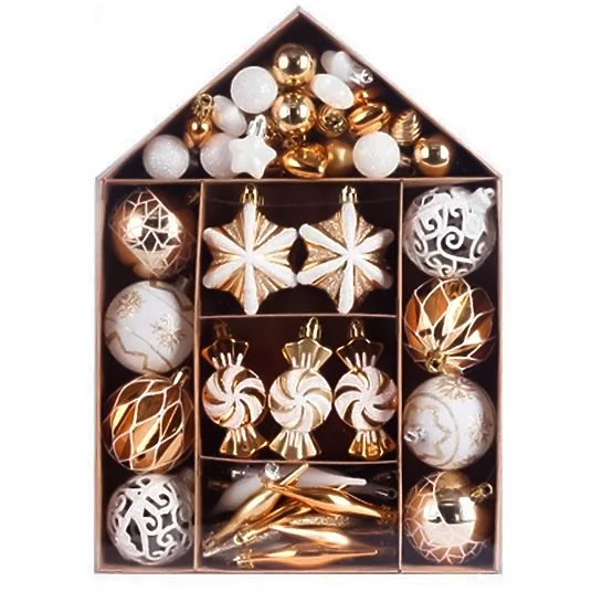 VÁNOČNÍ OZDOBY SYSD1688-184 73ks