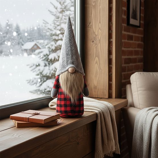 Vánoční skřítek 30cm YX055