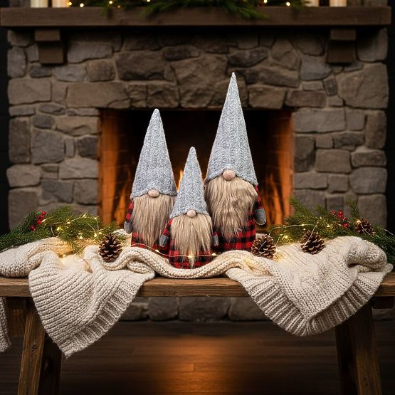 Vánoční skřítek 30cm YX055