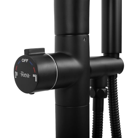 Vanová baterie Rea CLARK Černá