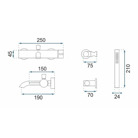 Vanová baterie REA Lungo Titan
