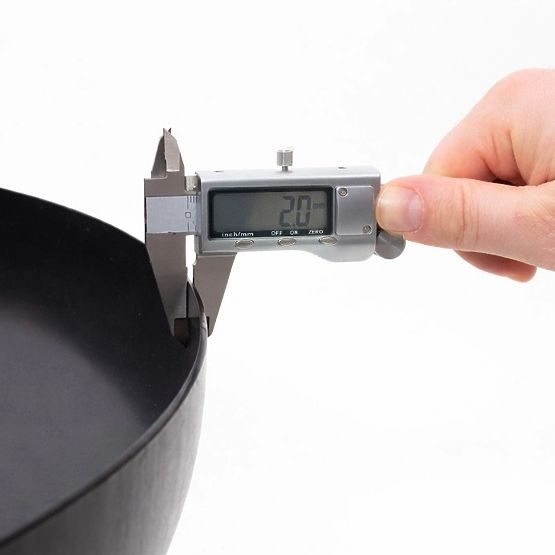 Velké pevné litinové zahradní ohniště 60 cm ideální na táborák